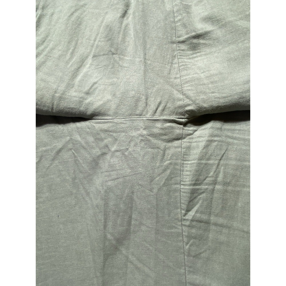 J.CREW Women's Green Linen Cotton Drawstring Wide-Leg Pants 26 Inseam - Picture 9 of 11